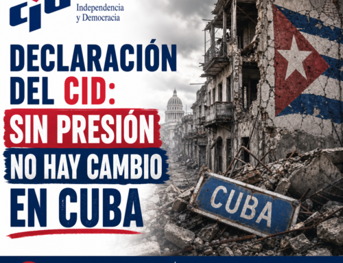 Declaración del CID: sin presión no hay cambio en Cuba